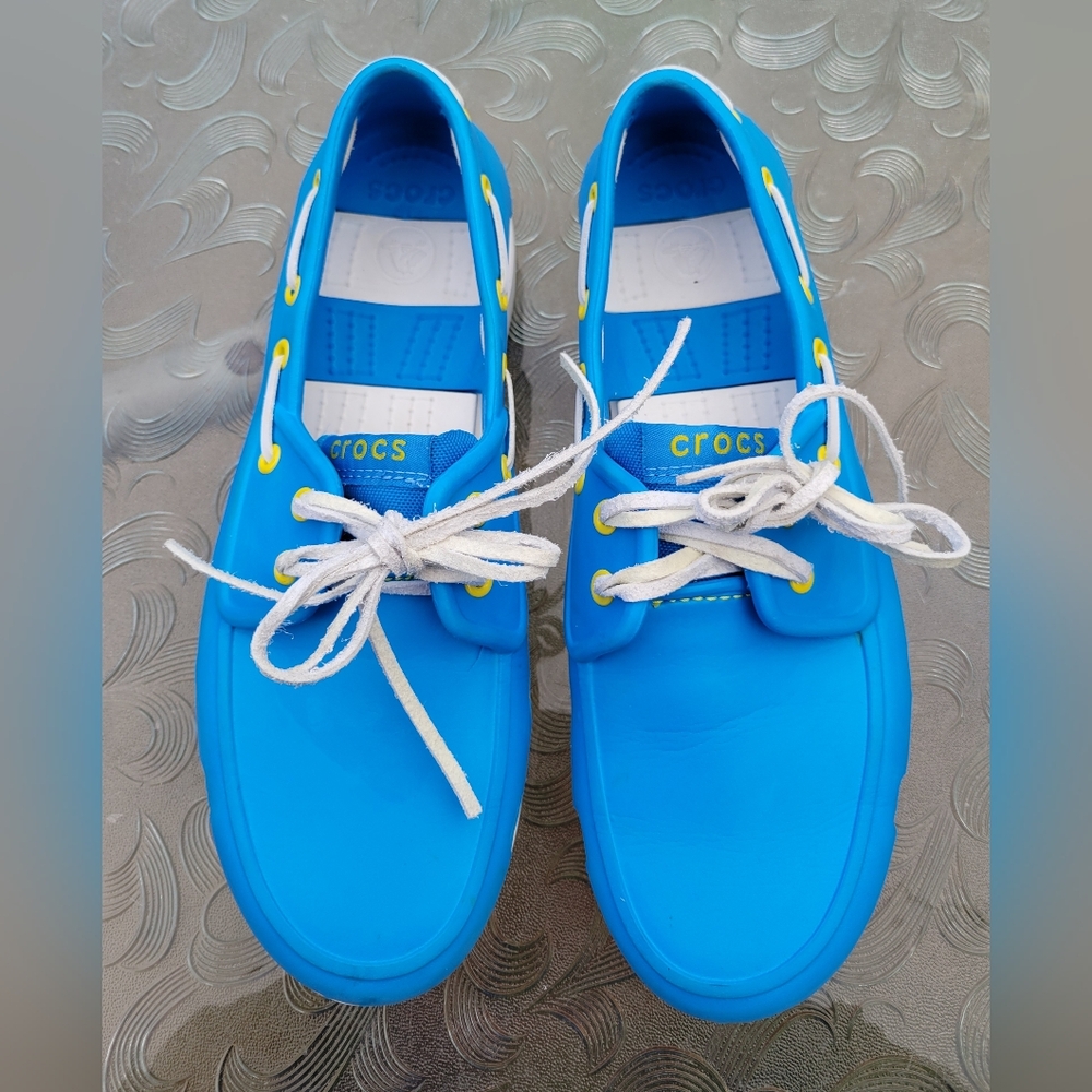 Men's CROCS Beach Line boat / deck shoes size 9